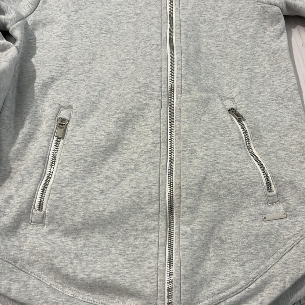Athleta Gray hooded jacket size XS - Picture 5 of 6